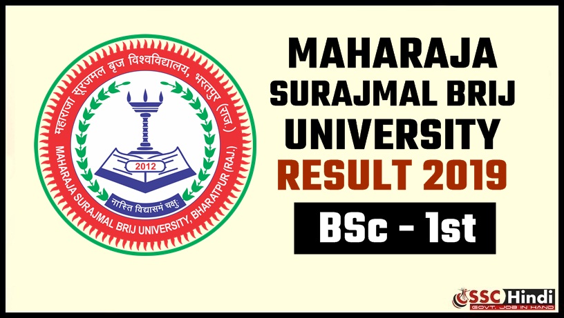 Maharaja Surajmal Brij University BSc 1st Year Result 2022 : MSBU Check ...