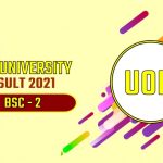 UOK BSC 2nd Year Result 2021 Kota University