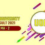 UOK MA 2nd Year Result 2021 Kota University